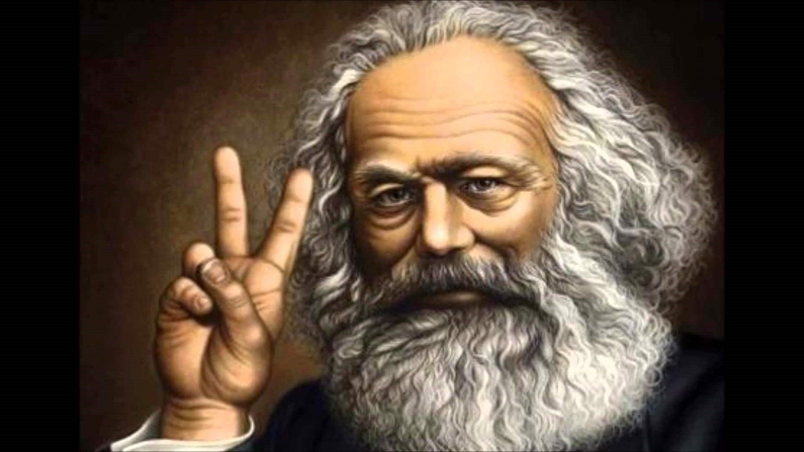 marx peace sign